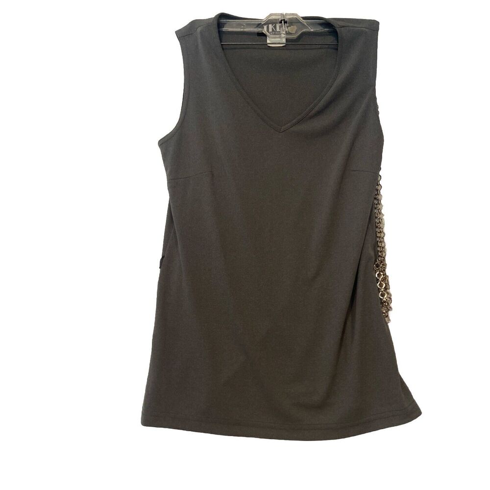 Vintage NOS JKLA Tank Top Size Medium With Chain Belt